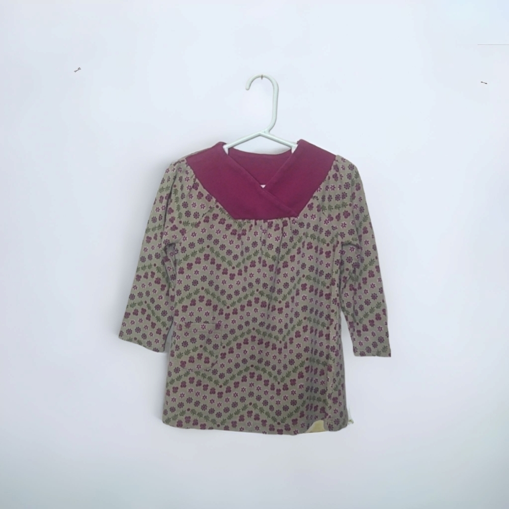 Tea Collection Floral Print Cotton Tunic Top